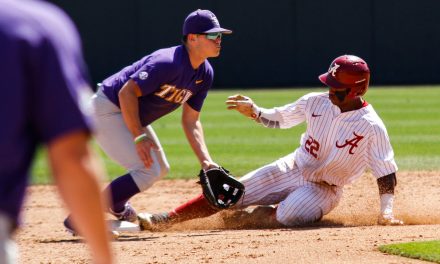 Alabama Downs LSU in Game One of Three Game Series