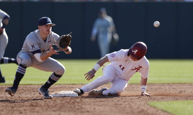Alabama Beats Xavier 9-4, Completes Weekend Sweep