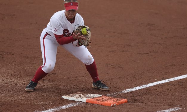 Bama Softball Splits Opening Day with Two Different Offensives