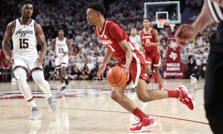 Alabama Basketball Routs Past Bulldogs in Game One in Nashville