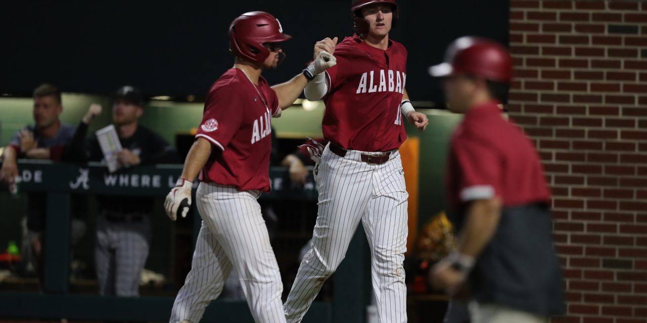 Alabama Baseball Bounces Back From Thursday Night Loss With a 11-1 Mercy Rule Win Over Mississippi State