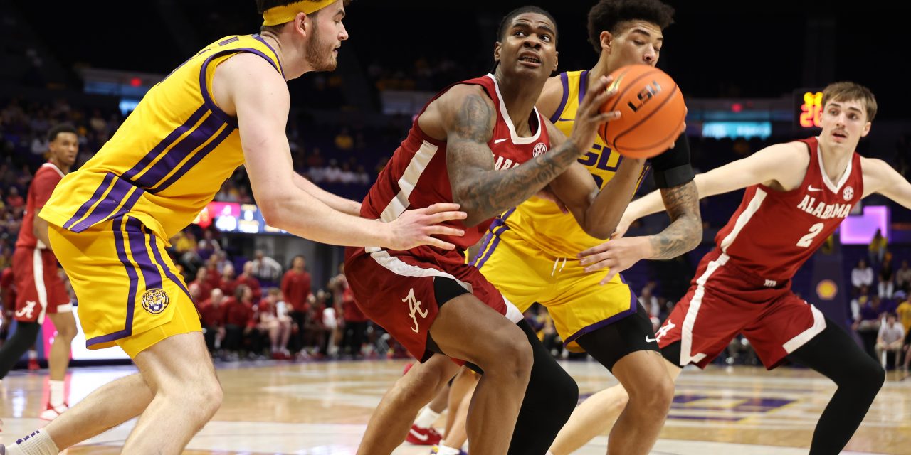 Strong Second Half Sees Alabama Pull Away from LSU 109-92