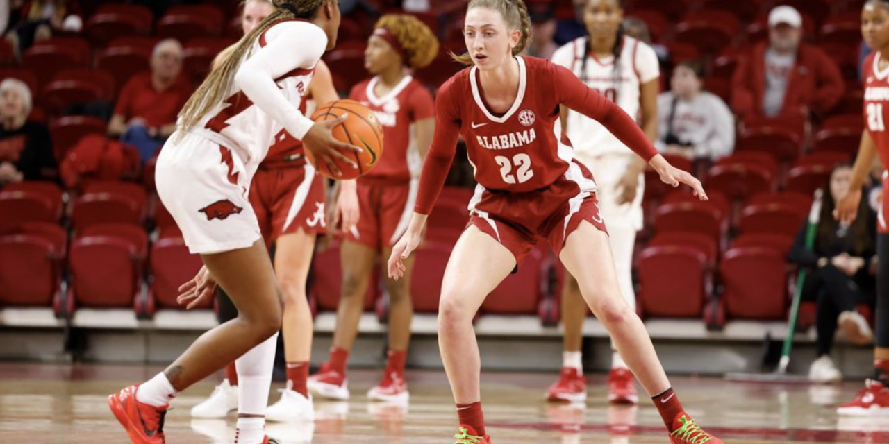 Alabama gets their revenge against Arkansas behind Barker, Weathers double doubles
