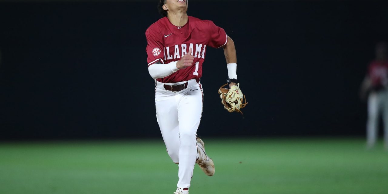 Alabama drops midweek after 3-run seventh by South Alabama