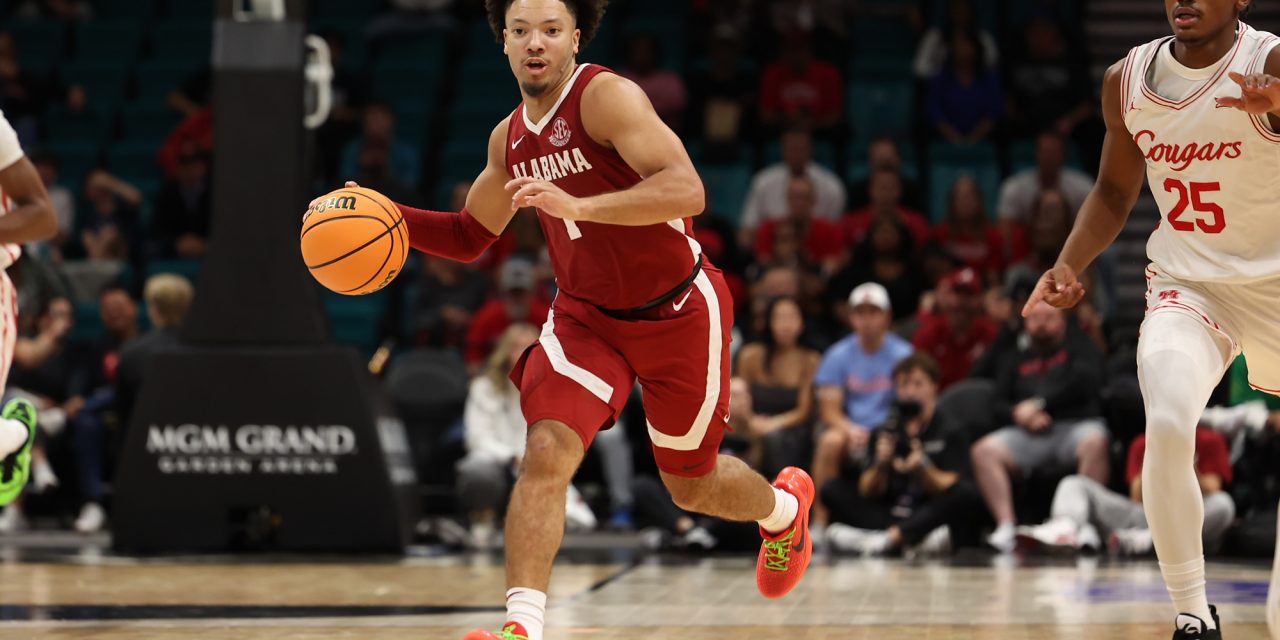 No. 9 Alabama beats No. 6 Houston in overtime thriller on first night of Player’s Era