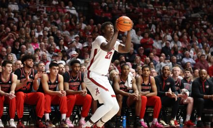 Aidan Sherrell scores in double figures to help No. 4 Alabama roll past Georgia for fifth consecutive win