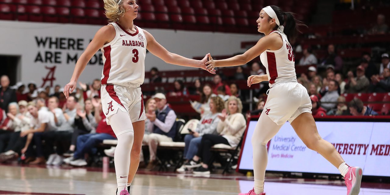 No. 18 Alabama extends win streak to 4 with victory on Monday night