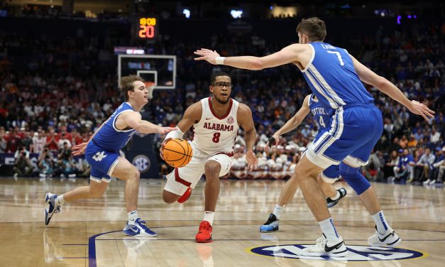No. 5 Alabama routes No. 15 Kentucky in quarterfinal round of SEC Tournament