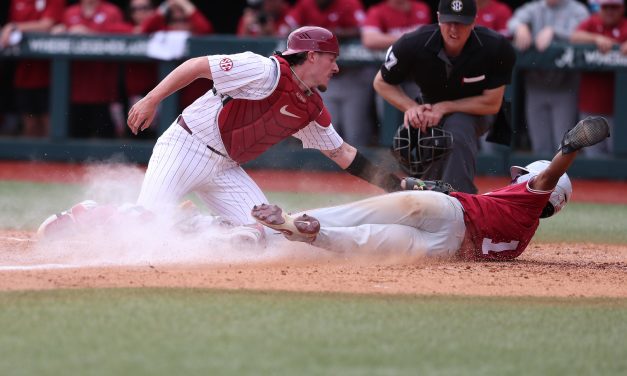 No. 12 Alabama fall to No. 9 Oklahoma 6-5 in game 2, set up rubber match on Sunday