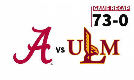 Alabama dominates over UL – Monroe at home opener